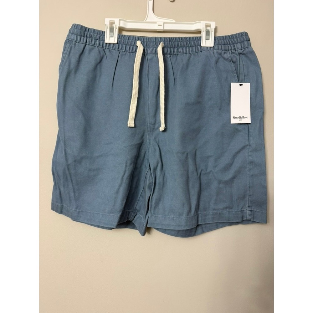 Goodfellow & Co Vintage Pull-On Shorts Mens Medium Blue 7" Inseam NWT